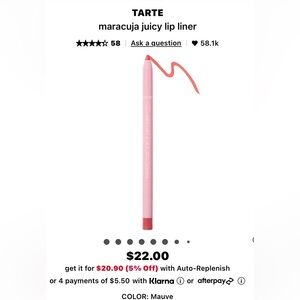 New Maracuja Juicy Lip Liner - Mauve